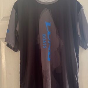 Men's Black and Gray Shirt